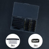 70 Pcs Wig Accessories Set 60Pcs Hair Extensions Wig Clips 7Teeth Wig Combs with Cloth 6Teeth UShape Metal Snap Clips 5