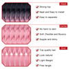 Xtrend 6Pcs 2 Tone Ombre Braiding Hair Crochet Braids 24 Inch Synthetic Hair Extensions Jumbo Braiding Hair Extension fo