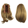 SSSOY 10 Womens Short Straight Claw Clip On In Ponytail Pony Tail Hair Extension Synthetic Wig Hair Piece Hairpiece for