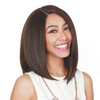 Zury SiS Synthetic PreTweezed Part Swiss Lace Front Wig H CHIA 14 1B Off Black