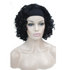Lydell 12 Super Curly Wigs Jet Black Synthetic Headband Wigs Jet Black