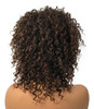 Wiginway Women Wigs Medium Curly Dark Brown with Highlight Wigs Synthetic Hair Pieces Toupe 8 Inch