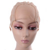 YANTAISIYU 4X4 Inch U Part Swiss Lace Wig Cap for Making Wigs with Adjustable Straps on the Back Glueless Hairnets Blond