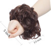 Snoilite Hair Bun Extensions Messy Wavy Curly Dish Donut Scrunchie Hairpiece Accessories Chignons Updo Ponytail Pony Tai