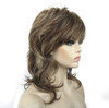 Aimole Shaggy Layered Wig Shoulder Length Womens Wig with Hair Bangs Premium Synthetic Hair Wig for Women AB607