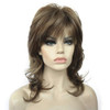 Aimole Shaggy Layered Wig Shoulder Length Womens Wig with Hair Bangs Premium Synthetic Hair Wig for Women AB607