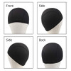 ZQIAN BEAUTY Dome Caps for Wigs 6 Pcs Stretch Black Dome Caps for Women Men Mesh Dome Caps for Wigs Dome Cap 6 Pcs Black