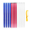 22 Inch Colored Hair Extensions 12 Packs Multicolors Party Highlights Clip in for Women and Kids Colorful Straight Long