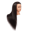 Training Head 2628 Mannequin Head Hair Styling Manikin Cosmetology Doll Head Synthetic Fiber Hair Hairdressing Training