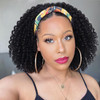 Fancy Hair Afro Wig Afro Kinky Wigs Short Curly Half Wig Heat Resistant Fiber Synthetic Party Cosplay Half Wigs for Wome