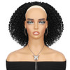 Fancy Hair Afro Wig Afro Kinky Wigs Short Curly Half Wig Heat Resistant Fiber Synthetic Party Cosplay Half Wigs for Wome