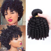 Brazilian Funmi Human Hair Bundles 10 10 10in Afro Kinky Curly Hair Bundles Short Curly Weave Unprocessed Brazilian Virg