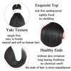 Leeven Pre Stretched Braiding Hair 2 Packs Professional Itch Free Low Temperature Synthetic Fiber Crochet Braids 26 Inch