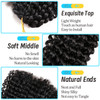 8 Inch Short Passion Twist Hair 6 Bundles Kinky Curly Crochet Hair for Black Women Curly Braiding Hair Crochet Braids Ha