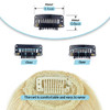 Shinon Clip in Bangs Human Hair Bangs Hair Extension Wispy Bangs Hair Fringe Fashion Real Human Bangs Blonde Color for W