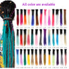 Dsoar 24 Inch Ombre Dreadlock Extensions Handmade Synthetic Dreads 10 PcsPack Crochet Reggae Locs ExtensionsOmbre Black