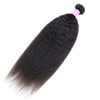 Odir Kinky Straight Human Hair Bundles 16 Inch Unprocessed 9A Brazilian Yaki Straight Virgin Hair Weave 1 Bundle 100gBun