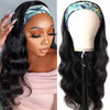 higher Body Wave Headband Human Hair Wig 20 Inch Glueless None Lace Front Wig Brazilian Virgin Hair Wear and Go Wigs for