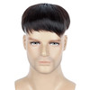 Askuang Hair Toupee for Men Clip in Crown Topper Hair Extensions Mens Hair Piece for Hairline Loss Covering White Loss H