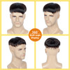 Askuang Hair Toupee for Men Clip in Crown Topper Hair Extensions Mens Hair Piece for Hairline Loss Covering White Loss H