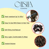 CAISHA XXL Hairpiece Scrunchie Updo Voluminous Slightly Wavy Messy Bun Chocobraun G2F