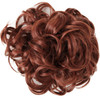 CAISHA Hairpiece Hair Wrap Heatresistant Synthetic Fibres Curly Messy Updo Copper Red HW20