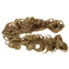 CAISHA Hairpiece Hair Wrap Heatresistant Synthetic Fibres Curly Messy Updo Natur Blonde HW30