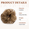 Benehair Messy Bun Hair Piece Scrunchy Updo Hair Pieces for Women Fluffy Wavy Hair Bun Scrunchies Donut Hairpiece Synthe