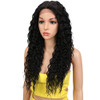 Joedir Lace Front Wigs Ombre Blonde 24 Long Small Curly Wavy Synthetic Wigs For Black Women 130 Density Wigs1B