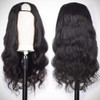 YAREESONG U Part Wig Human Hair 18 Inch Body Wave U Part Human Hair Wig for Black Women 150 Density U Shape Wig Half Wig