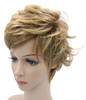 NEWPECK 20cm Girls Fashion Short Loose Big Curly Hair Women Cosplay Wig Golden