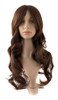 MapofBeauty 24 Inch60cm Charming Synthetic Fiber Long Wavy Hair Women Party Full Wig Brown