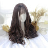 MOJUN Long Curly Wig Wavy Hair Heat Resistant Wig for Cosplay Party Costume
