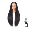 Hairingrid 2628 Mannequin Head Hair Styling Training Head Manikin Cosmetology Doll Head Synthetic Fiber Hair and Free Cl