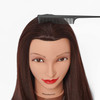 Headwinn Mannequin Head with Hair 2628 Synthetic Fiber Hair Styling Training Head Manikin Cosmetology Doll Head for Wigs