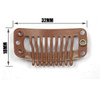 20pcs Metal Snap Clips for Hair Extensions DIY Clip in on Hair Extension Wigs 9 Teeth 32mm 12gpc Black Brown Beige Color