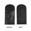 Wig Bags Storage With Hanger 3PCS Hair Extensions Storage Bag Hair Hangers For Extensions Hairpieces Storage Holder blac