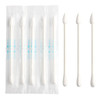 Sppry Olive Oil Makeup Remove Cotton Swabs Individually Wrapped Double Tipped Paper Sticks 100 Count RoundPointed End