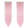 Benehair Clip in Hair Extensions 8PCS 26inch Long Straight Synthetic Hairpieces Light Pink Hair Extensions Double Weft H