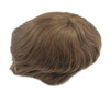 Light Brown Hair Piece for Men 7 Lace PU Bleached knots Mens Toupee French lace with PU back and sides