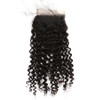 Sent Hair Silk Base Lace Closure with Baby Hair Free Part Deep Curly Wave Human Hair Closure Bleached Knots Natural Colo