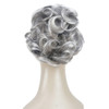 Aimole Short Curly Grey Ponytail Lady Synthetic Claw Clip on Extensions48T