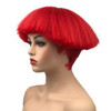 Aimole Short Yaki Straight Synthetic Wigs Red Mushroom Head Wig Bowl haircut Wigs Bob113 Red