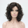 Lydell Short Length Chestnut Brown Afro Curl Full Synthetic Wig Women Wigs Chestnut Brown