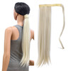SWACC Women Long StraightCurly Wavy Wrap Around Ponytail Extension Synthetic Hair Piece Clip in Hair extensions Straight