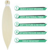 MULTI PACKS DEAL Spetra Platinum Blonde Pre Stretched Braiding Hair Extensions 24 Inch 8 Bundles Synthetic Crochet Braid