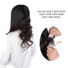 14 Clip in Hair Extensions Real Human Hair for Women Silky Straight Jet Black Human Hair Clip in Extensions 50grams 4pie