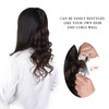 20 Hair Extensions Clip in Human Hair for Women Silky Straight Remy Real Long Human Hair Clip on 75grams 4pieces Dark Br