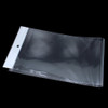 PABCK 100 Pack Available Size 49x177 inches Clear Self Adhesive Straight Hair Packaging Bags with Hang Hole Wigs Hair St