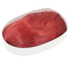 EmaxDesign Wigs 32 inch Wavy Curly Cosplay Wig With Wig Cap and Comb Dark Red